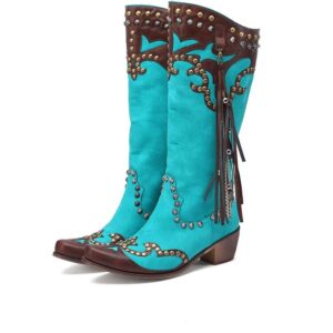 Kozaki w stylu kowbojskim