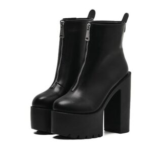 Botki z zamkiem z przodu