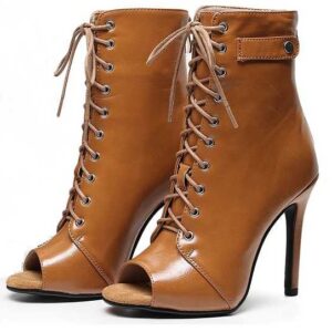 Botki z odkrytymi palcami