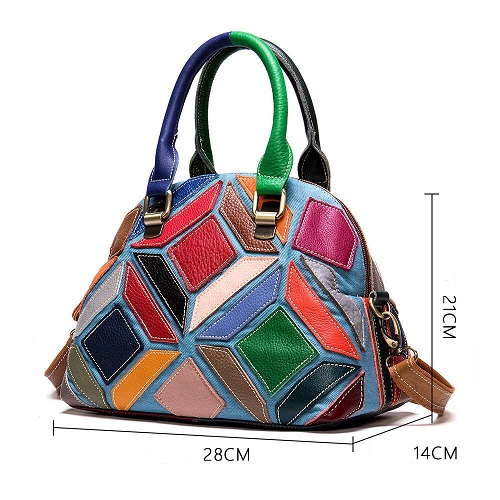 Torebka ze skóry Patchwork 18 Torebka ze skóry Patchwork - obrazek 18