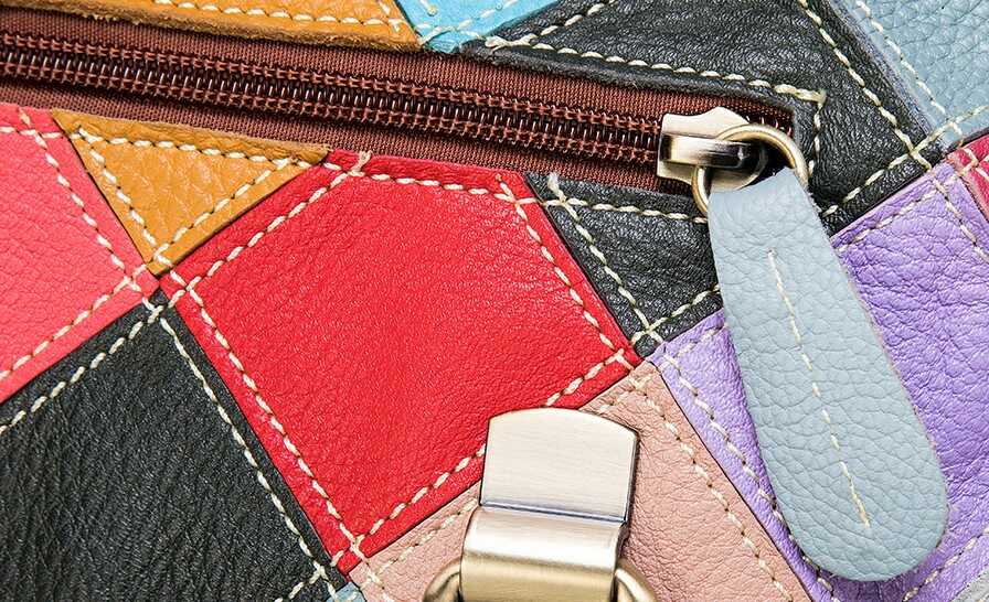 Torebka ze skóry Patchwork 15 Torebka ze skóry Patchwork - obrazek 15