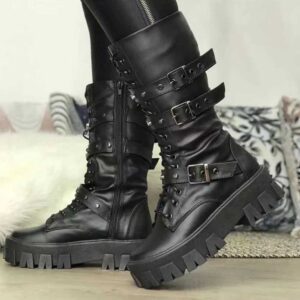 Sznurowane buty platformy Cosplay