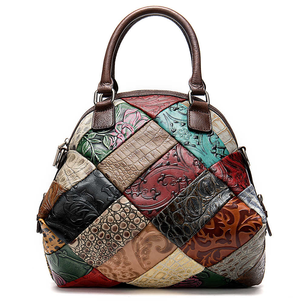 Skórzana torebka Patchwork 5 Skórzana torebka Patchwork - obrazek 5