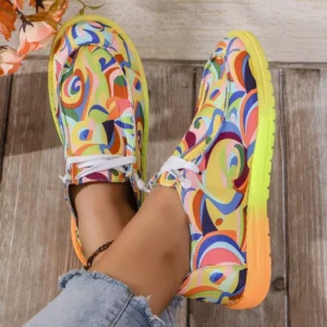 Kolorowe płócienne trampki Mixa