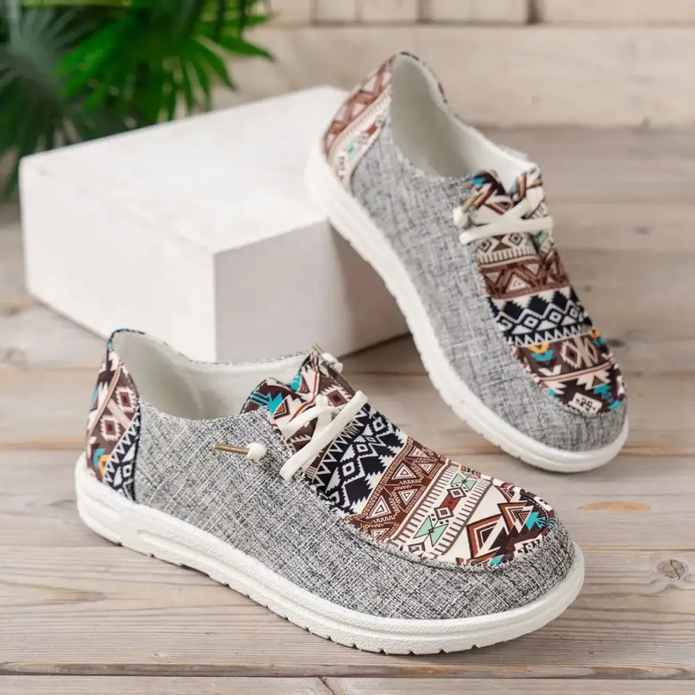Lekkie trampki sneakersy Etno 5 Lekkie trampki sneakersy Etno - obrazek 5