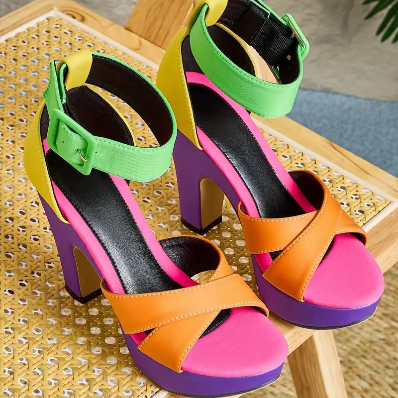 Atria Kolorowe sandały 5 Atria Kolorowe sandały - obrazek 5