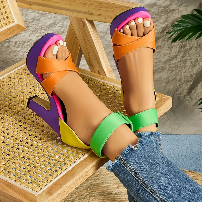 Atria Kolorowe sandały 2 Atria Kolorowe sandały - obrazek 2